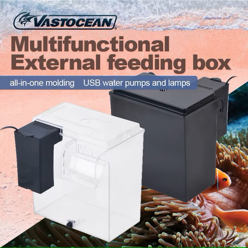 Marine Aquarium Uv Filter - VASTOCEAN Fish Tank External Feeding Box