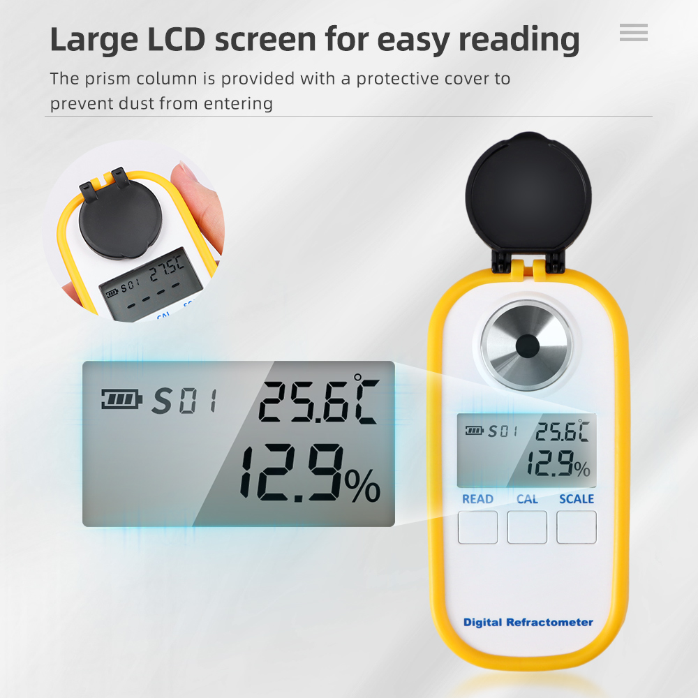 Digital Sugar Refractometer Ho - Refractometer Salinity reseña y precio