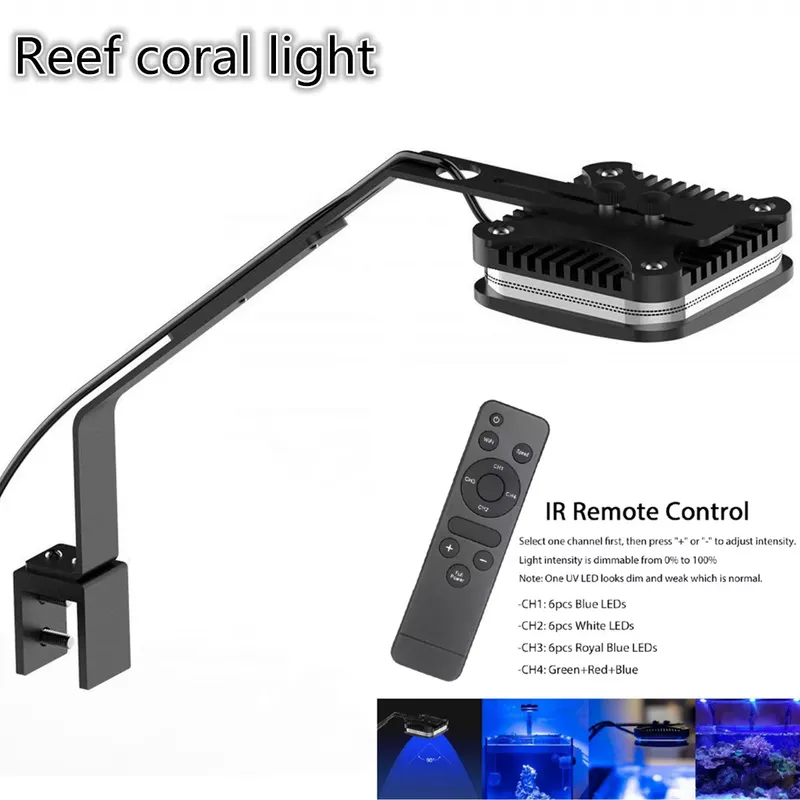 30W LED Aquarium Light for Sal - Marine Aquarium Hours reseña y precio