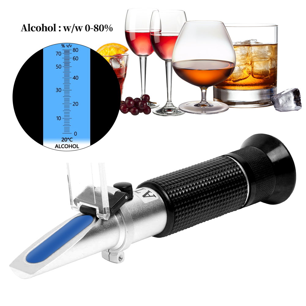 Handheld Alcohol Refractometer - Refractometer Salinity reseña y precio
