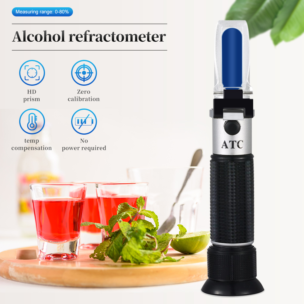 Handheld Alcohol Refractometer - Refractometer Salinity reseña y precio