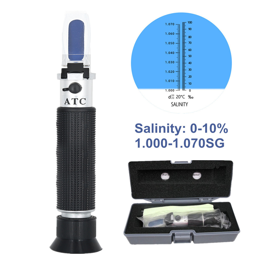 Handheld Salinity Refractomete - Refractometer Salinity reseña y precio