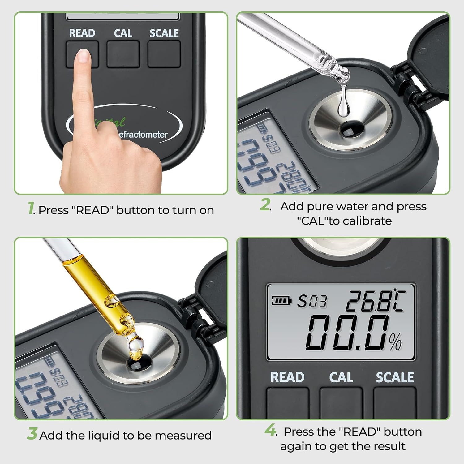 DIgital Refractometer Digital  - Refractometer Salinity reseña y precio