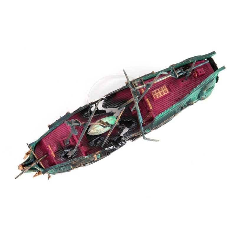 Large Aquarium Decoration Boat - Aquarium Marina reseña y precio