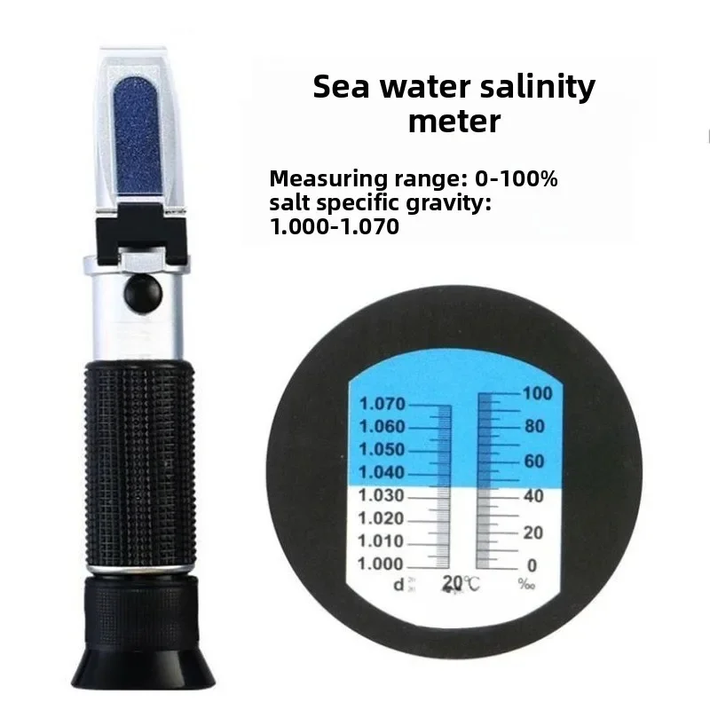 Handheld seawater salinity met - Refractometer Salinity reseña y precio