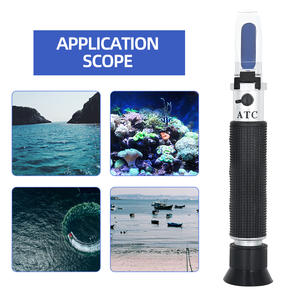 Salinity Refractometer 0-10% 1 - Refractometer Salinity reseña y precio