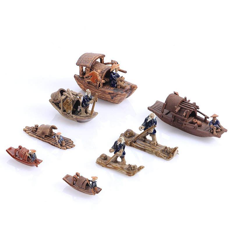 Miniature House Boat Bridge fo - Aquarium Marina reseña y precio