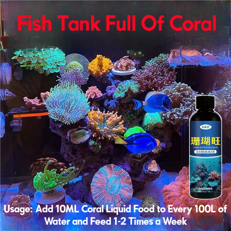 Coral Polyps Liquid Food Coral - Coral Food Liquid reseña y precio