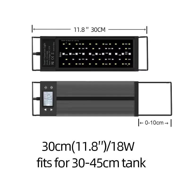 30cm 12inch Aquarium LED WRGB  - Marine Aquarium Hours reseña y precio
