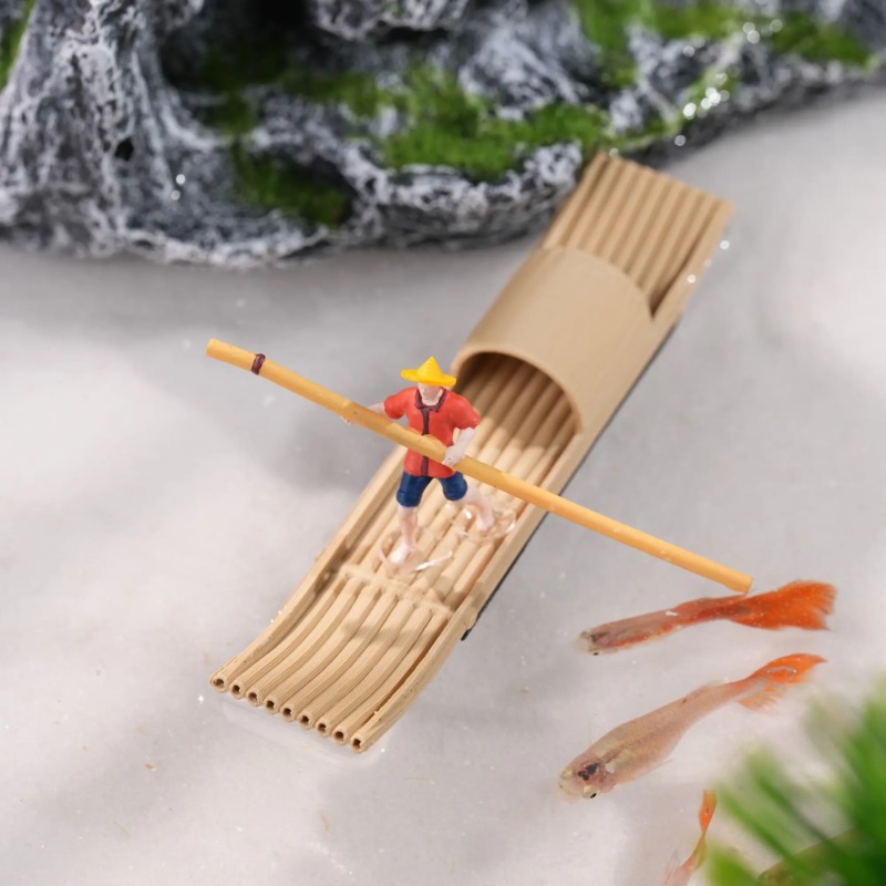 3D Printed Floating Boat Mini  - Aquarium Marina reseña y precio