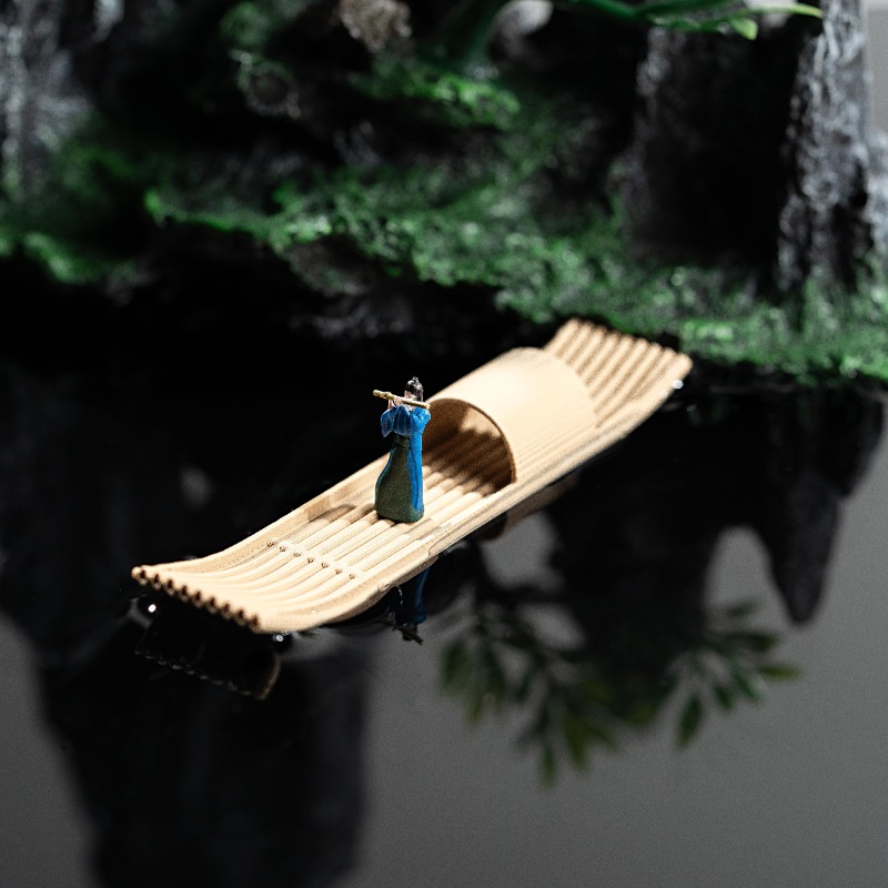 3D Printed Floating Boat Mini  - Aquarium Marina reseña y precio