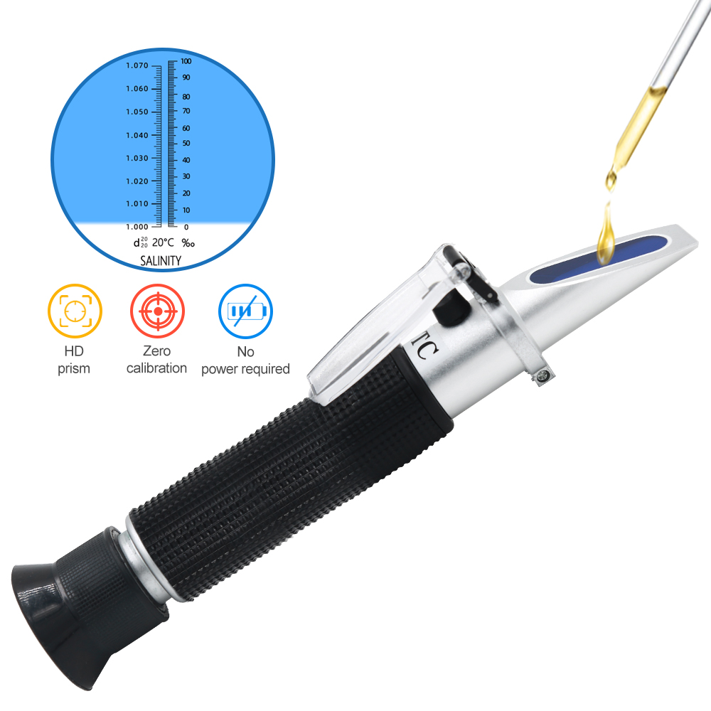Handheld Salinity Refractomete - Refractometer Salinity reseña y precio