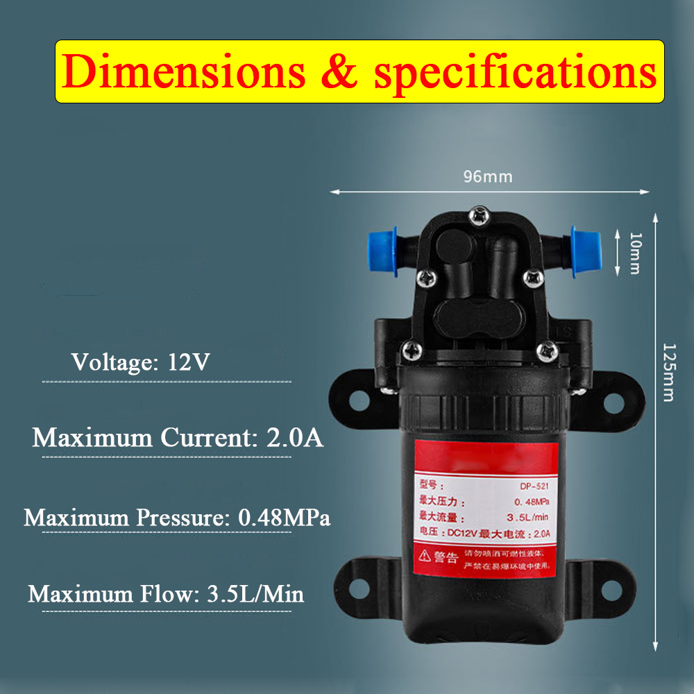 12v Agricultural Water Pump Po - Aquarium Marina reseña y precio