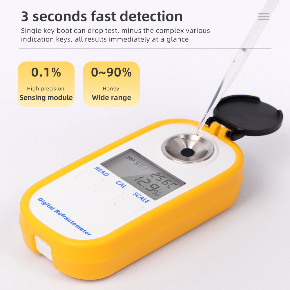 0-94%/0-90%/0-50%Honey Refract - Refractometer Salinity reseña y precio