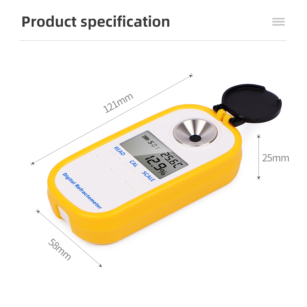 0-94%/0-90%/0-50%Honey Refract - Refractometer Salinity reseña y precio
