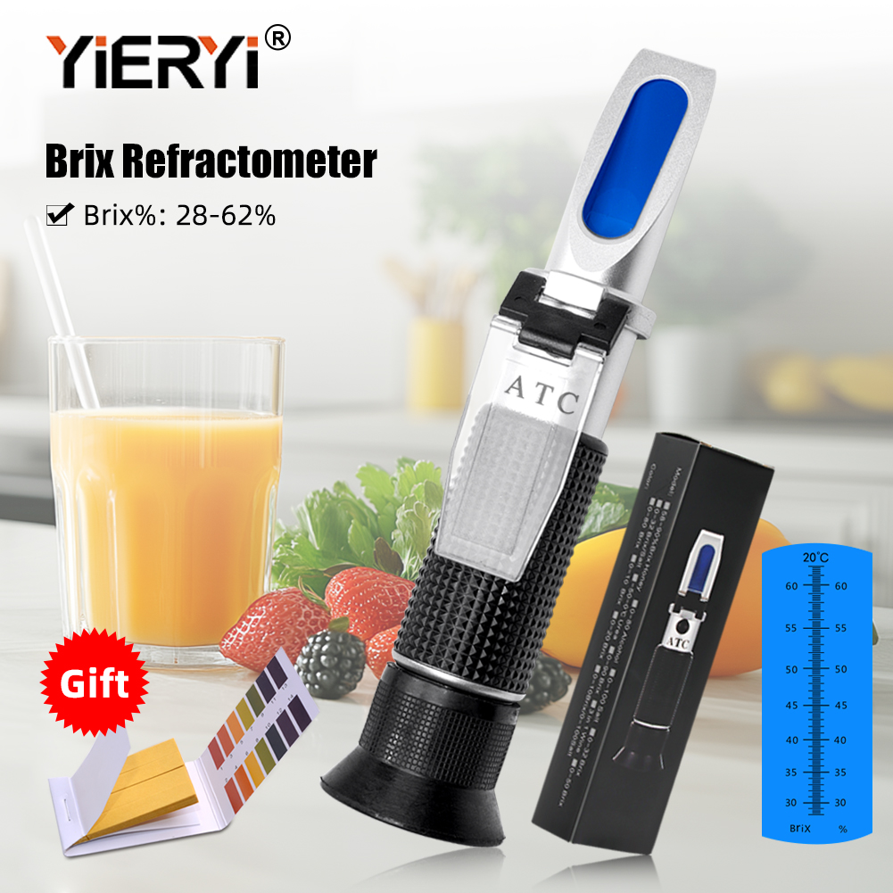 Professional 28-62% Brix Refra - Refractometer Salinity reseña y precio
