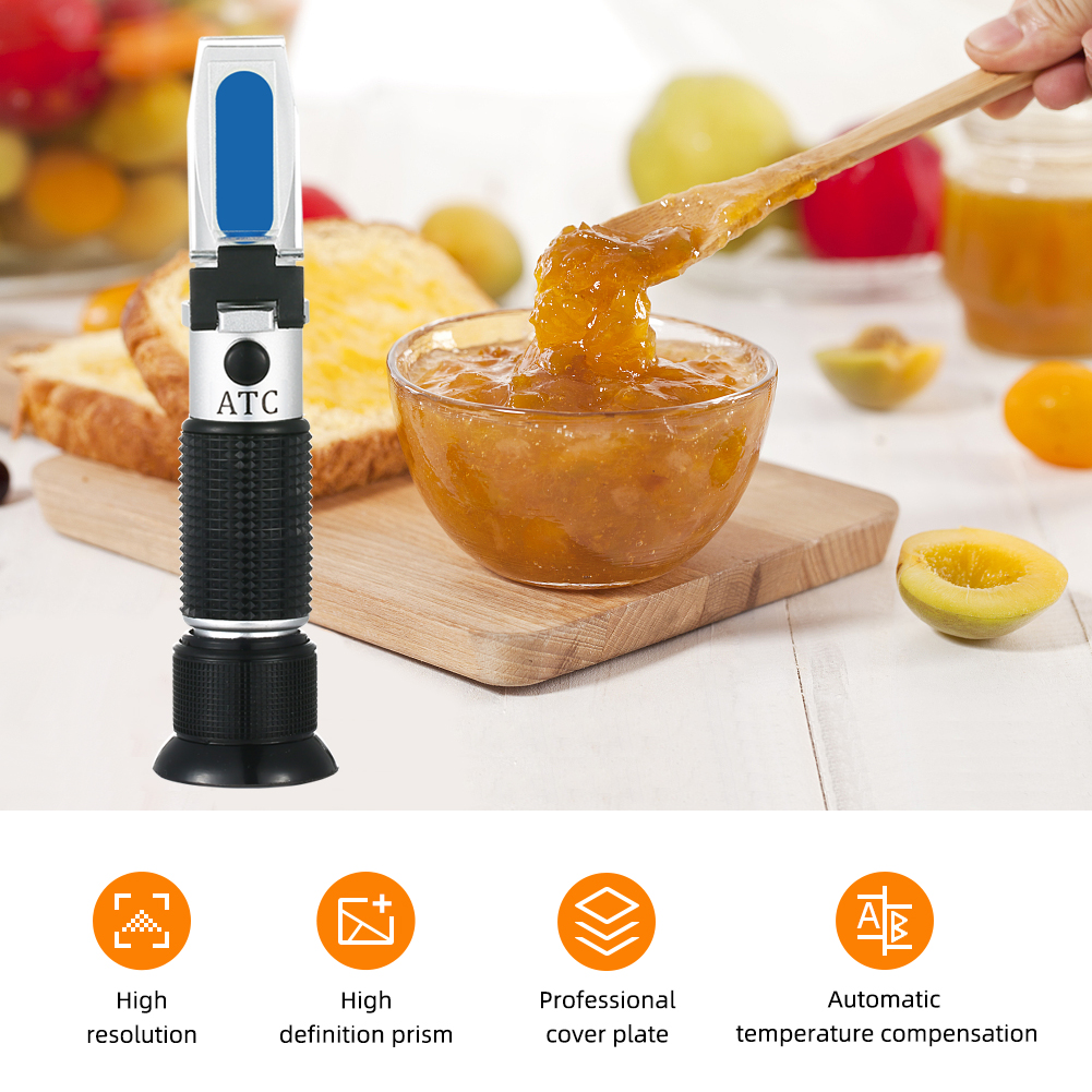 Professional 28-62% Brix Refra - Refractometer Salinity reseña y precio